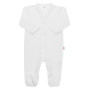 Kojenecký bavlněný overal New Baby Practical bílý kluk
