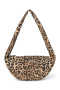Cotton Mini Cross Body Bag Brown Leopard Studio Noos