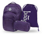 Set 3 Coolmate Plum: batoh, penál, sáček Baagl