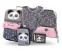 Set 5 Zippy Panda: aktovka, penál, sáček, zástěra, peněženka Baagl