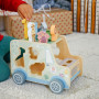 Dřevěná vkládačka Zvířátka Safari auto 9 ks Tooky Toy
