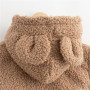 Kojenecká zimní mikinka s kapucí New Baby Teddy Winter