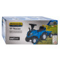 Dětské odrážedlo traktor s vlečkou a nářadím Baby Mix New Holland
