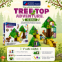 Magnetická stavebnice Treetop Adventure 42 dílků Magna-Tiles
