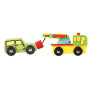 Dřevěné autodráhy sada aut Bigjigs Rail