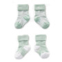 Dětské ponožky Stay-on-Socks Mint Stripes vel. 6-12 m 2 páry