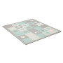 Podložka pěnová puzzle Luno Shapes KINDERKRAFT SELECT 185 x 165 cm Mint, 30 ks, Premium
