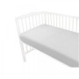 Mušelínové prostěradlo do postýlky 60 x 120 cm Nature double Baby Nellys