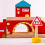 Nádraží nad cestou Bigjigs Rail
