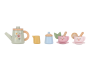 Čajový set dřevěný s květinovým potiskem Little Dutch