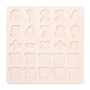 Puzzle - číslice na desce Woody