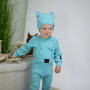 Rostoucí body žebrované Turquoise - tyrkysová Esito