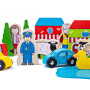 Velká sada příslušenství dřevěné vláčkodráhy Bigjigs Rail