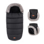 Set zimní fusak Comfy 4 v 1 + rukavice na kočárek Furry Petite & Mars