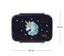 Box na svačinu s přihrádkami Unicorn Gold Baagl