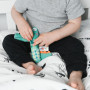 Plyšová hračka s pískátkem - Krokodýl, zelená Akuku