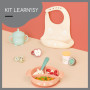 Silikonová jídelní sada LEARN´ISY Kit