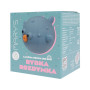 LED silikonová noční lampička dotyková Rgb Puffer Fish, modrá Mary's