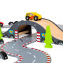 Dřevěná autodráha závodní den Bigjigs Rail