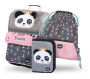 3 set Zippy Panda: aktovka, penál, sáček Baagl