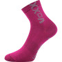 Ponožky dětské Adventurik se stříbrem Fuxia (3 páry)