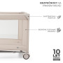 KINDERKRAFT Postýlka cestovní Joy 2 s doplňky Beige