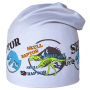 Funkční oboustranná čepice Dinosauři RDX Šedá/Modrá