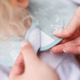 Mušelínový bryndáček s neprokokavou podšívkou BabyOno