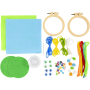Kreativní sada Mini Craft Kit Embroidery Faces Creativ Company