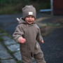 Rostoucí zimní kombinéza Teddy fleece double Brown Esito