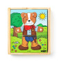 Puzzle šatní skříň Pejsek, 18 dílků
