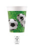 EKO papírové kelímky - Fotbal 200 ml/8 ks