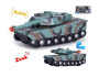 Tank 24 cm 1:32 na baterie na setrvačník se světlem a zvukem