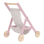 Kočárek pro panenky golfky dřevěné Pink Little Dutch