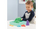 Krabice tekutého písku s podložkou zelená Kinetic Sand