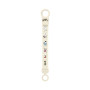 Dárkový set Moomin klip + šídítka 6-18 m Ivory/Sage Bibs