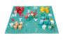 Dřevěné kostky Kubix Abeceda Čísla 40 ks s puzzle Janod