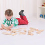 Dřevěné koleje set 25 dílů Bigjigs Rail 