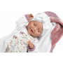 New Born 74040 Llorens - mrkací realistická panenka se zvuky 42 cm
