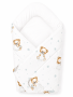 Zavinovačka pro miminko Classic Sleepy Teddy bílá Baby Nellys