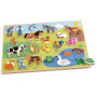 Vkládací puzzle Farma Djeco