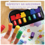 Kreativní kniha Malování prsty se šablonami Jarmelo