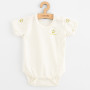 Kojenecké body s krátkým rukávem z organické bavlny Olivy New Baby