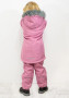Dívčí zimní softshellový kabát s beránkem Antique pink Esito