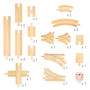 Dřevěné koleje set 25 dílů Bigjigs Rail 