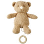 Hračka plyšová hudební Teddy medvídek Nattou 24 cm, 0 m+