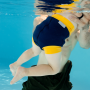 Plavky Happy Nappy DUO -  Navy/Yellow