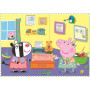 Puzzle 4v1 Peppa Pig/Prásátko Pepa Vzpomínka na prázdniny, 12+15+20+24 dílků