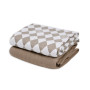 Swaddler Solid Matcha 2balení 110 x 110 cm Lodger