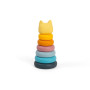 Silikonová stohovací věž Kočka Bigjigs Toys